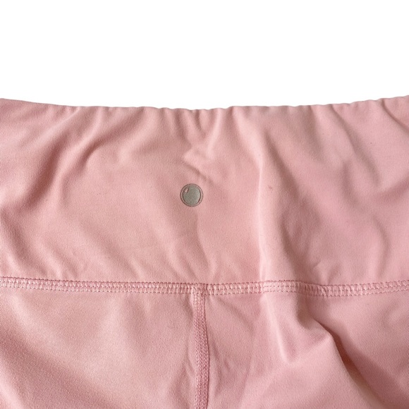 Yogalicious Space Dye Pink High Rise Waist Yoga Leggings Large - Picture 3 of 3